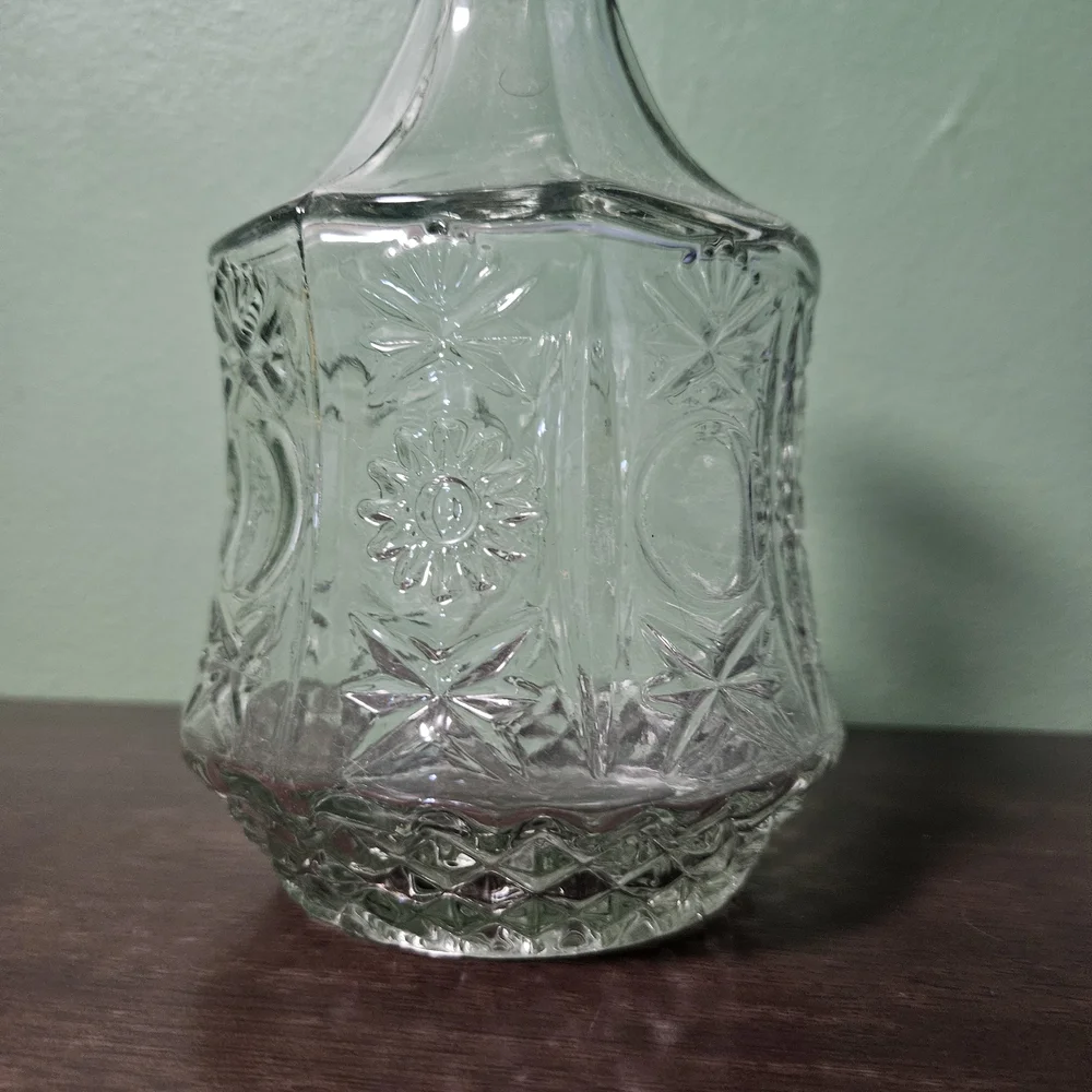 Decorative Glass‎ Vase With Beautiful Pattern
